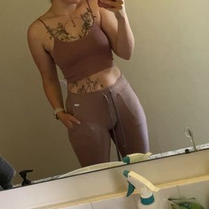 Pink Bombshell Joggers Size Medium